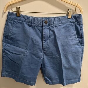 Bonobos Blue Flat Front Shorts
